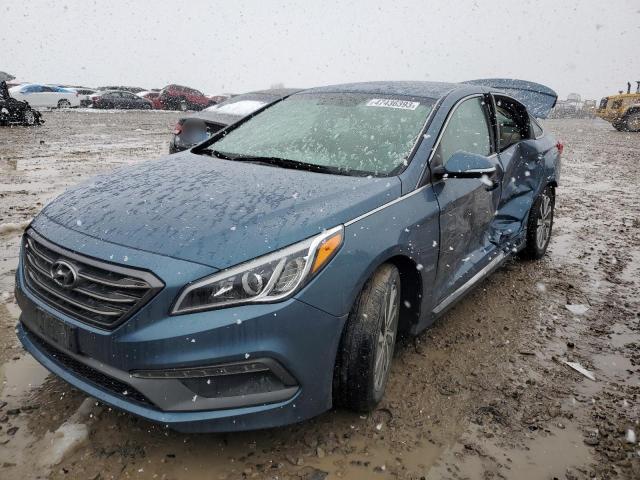 HYUNDAI SONATA SPO 2017 with VIN 5NPE34AF0HH469837 - Photo from auction