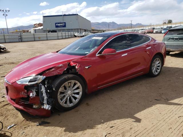 TESLA MODEL S 2018 with VIN 5YJSA1E25JF263612 - Photo from auction