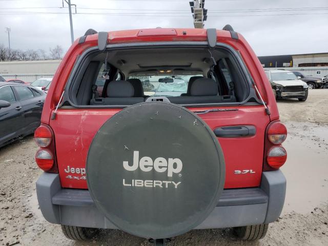 Photo 6 from auction – 2005 JEEP LIBERTY SP with VIN 1J4GL48K05W609199