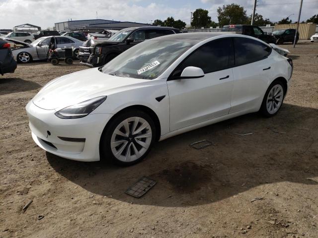 TESLA MODEL 3 2021 with VIN 5YJ3E1EA0MF936391 - Photo from auction
