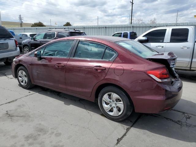 Photo 2 from auction – 2014 HONDA CIVIC LX with VIN 19XFB2F56EE049947