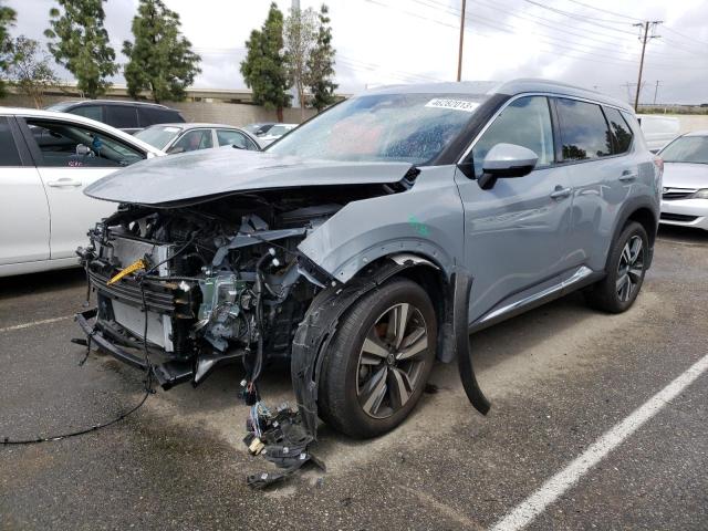 NISSAN ROGUE SL 2021 with VIN JN8AT3CB4MW242016 - Photo from auction