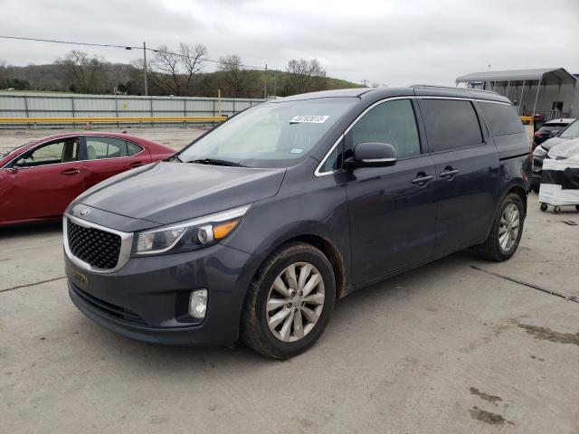 KIA SEDONA EX 2015 with VIN KNDMC5C19F6053330 - Photo from auction