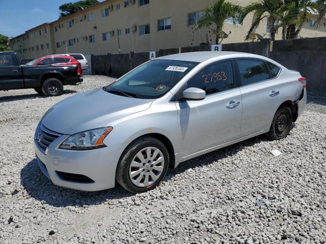 NISSAN SENTRA S 2015 with VIN 3N1AB7AP8FL685785 - Photo from auction