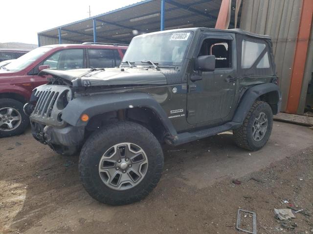 JEEP WRANGLER S 2016 with VIN 1C4AJWAG6GL124590 - Photo from auction