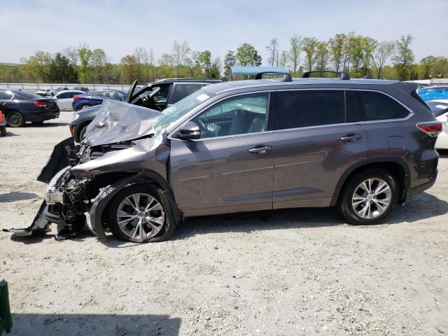 TOYOTA HIGHLANDER 2015 with VIN 5TDJKRFH3FS075815 - Photo from auction