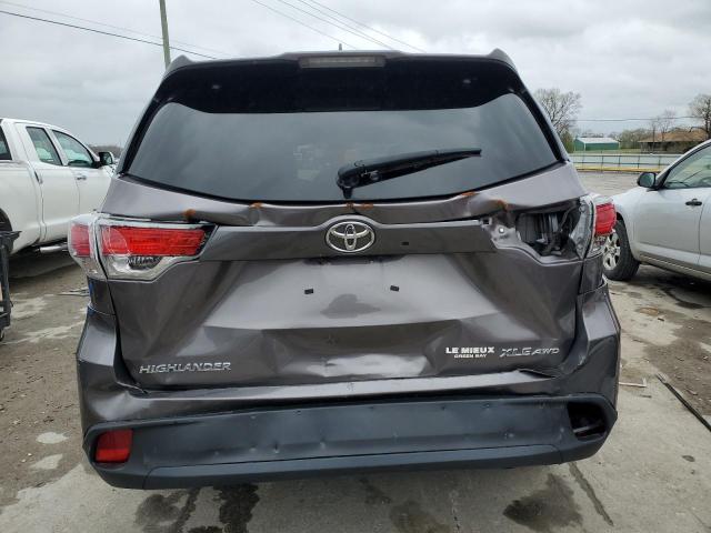 Photo 6 from auction – 2016 TOYOTA HIGHLANDER with VIN 5TDJKRFH0GS324413