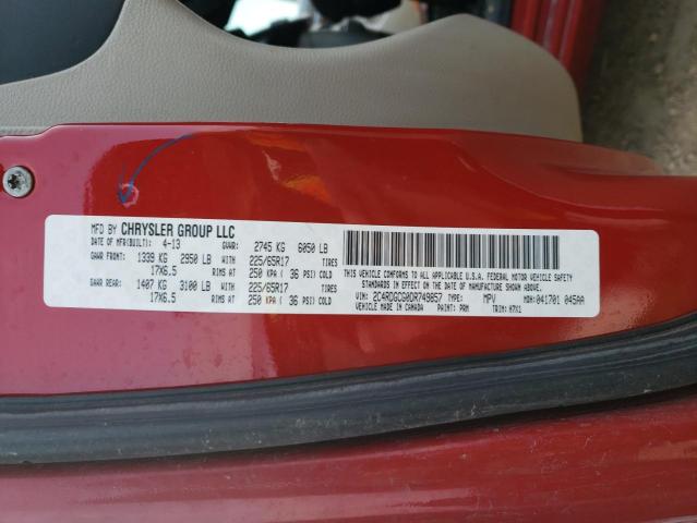 Photo 14 from auction – 2013 DODGE GRAND CARA with VIN 2C4RDGCG0DR749857