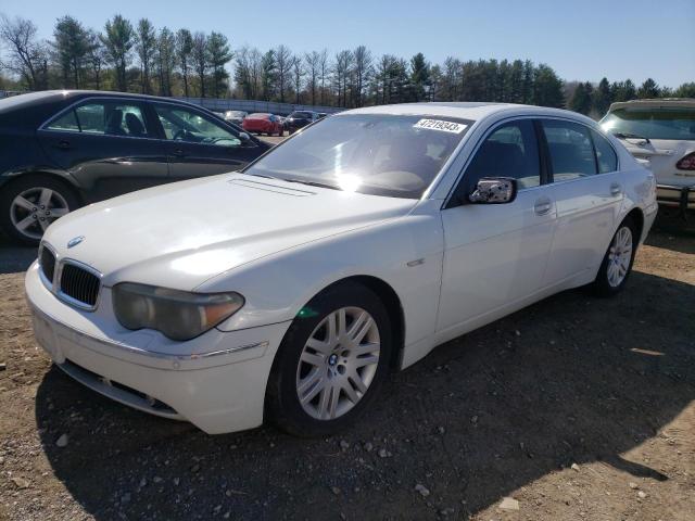 BMW 745 LI 2003 with VIN WBAGN634X3DR15787 - Photo from auction