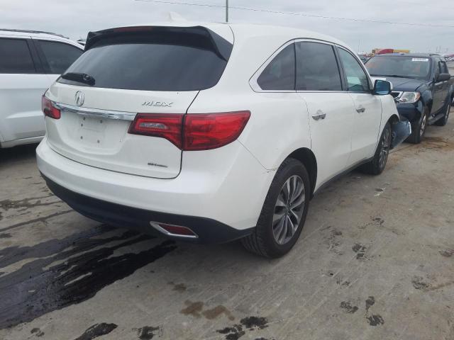 Photo 3 from auction – 2016 ACURA MDX TECHNO with VIN 5FRYD4H46GB047615