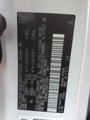 Photo 14 from auction – 2021 TOYOTA SIENNA LE with VIN 5TDKRKEC2MS015664