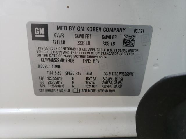 Photo 14 from auction – 2021 BUICK ENCORE GX with VIN KL4MMBS22MB162006