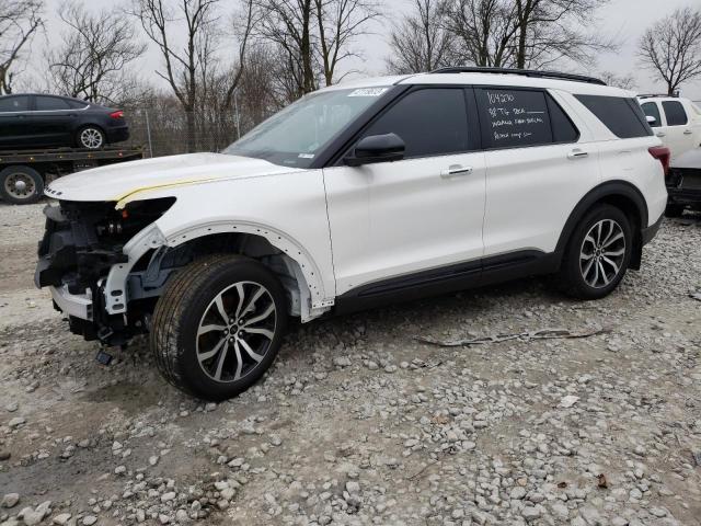 FORD EXPLORER S 2020 with VIN 1FM5K8GC4LGB91752 - Photo from auction