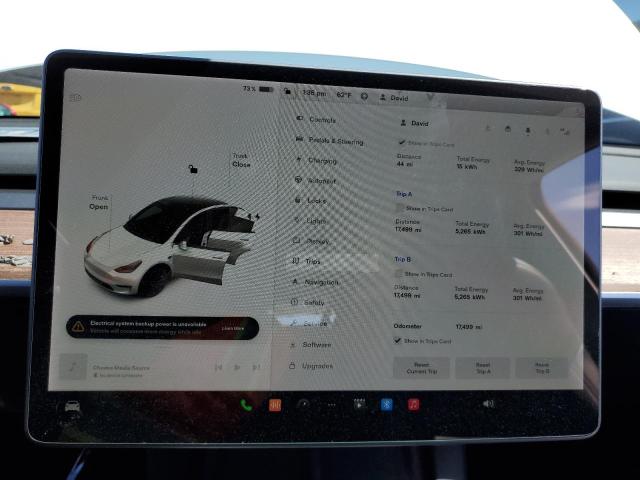Photo 9 from auction – 2022 TESLA MODEL Y with VIN 7SAYGDEE2NF403421
