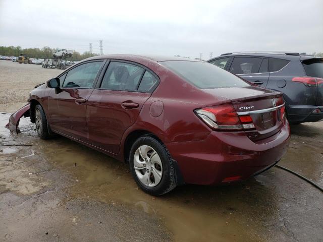 Photo 2 from auction – 2014 HONDA CIVIC LX with VIN 19XFB2F5XEE002694