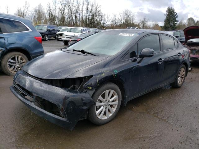 HONDA CIVIC EXL 2012 with VIN 2HGFB2F93CH513945 - Photo from auction
