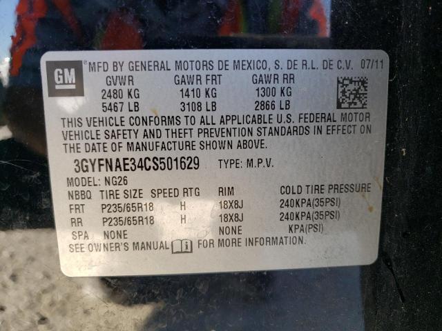Photo 14 from auction – 2012 CADILLAC SRX LUXURY with VIN 3GYFNAE34CS501629