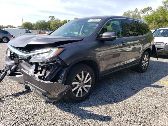 HONDA PILOT EXL 2020 with VIN 5FNYF5H51LB007141 - Photo from auction