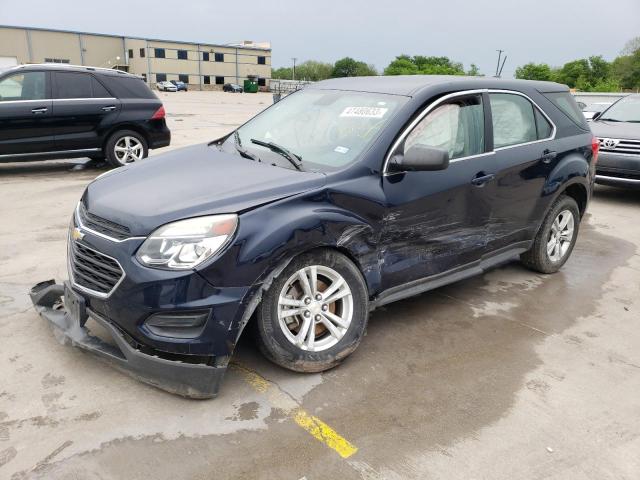 CHEVROLET EQUINOX LS 2017 with VIN 2GNALBEK9H6115384 - Photo from auction