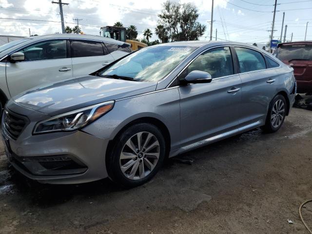 HYUNDAI SONATA SPO 2016 with VIN 5NPE34AF3GH421652 - Photo from auction
