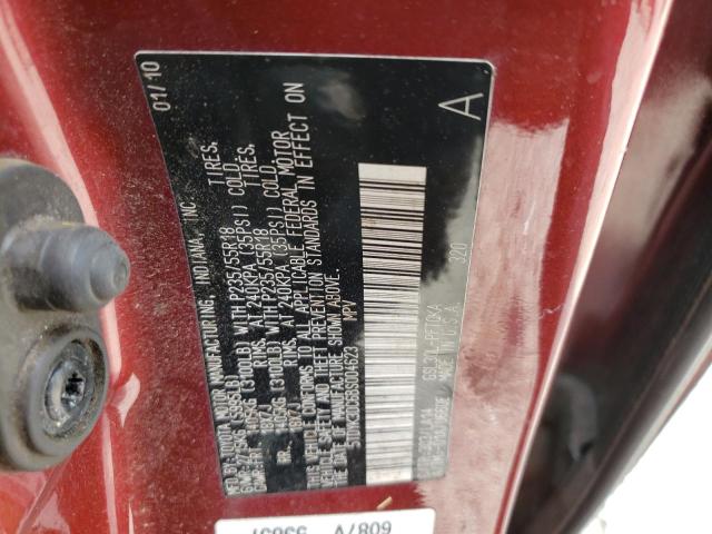 Photo 14 from auction – 2011 TOYOTA SIENNA XLE with VIN 5TDYK3DC6BS004623