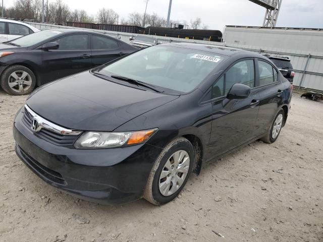 Photo 1 from auction – 2012 HONDA CIVIC LX with VIN 19XFB2F5XCE107829