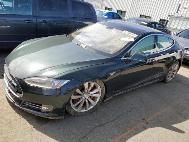 TESLA MODEL S 2014 with VIN 5YJSA1H18EFP28912 - Photo from auction
