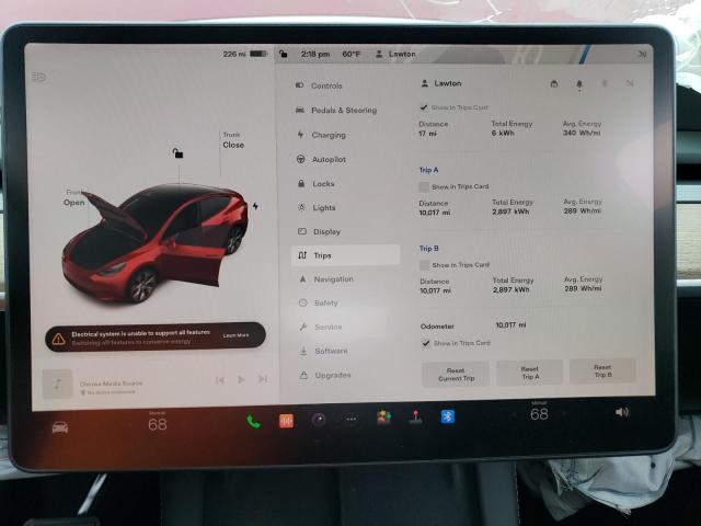 Foto 9 de la subasta – 2022 TESLA MODEL Y con VIN 7SAYGAEE9NF384350