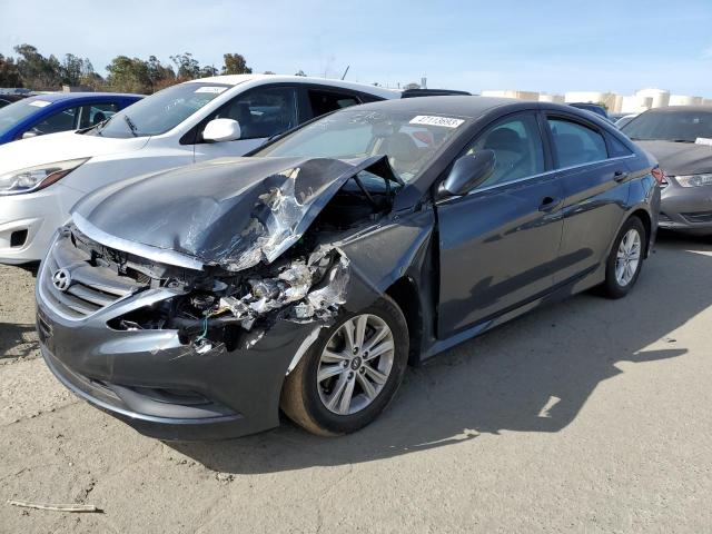 HYUNDAI SONATA GLS 2014 with VIN 5NPEB4AC1EH896836 - Photo from auction