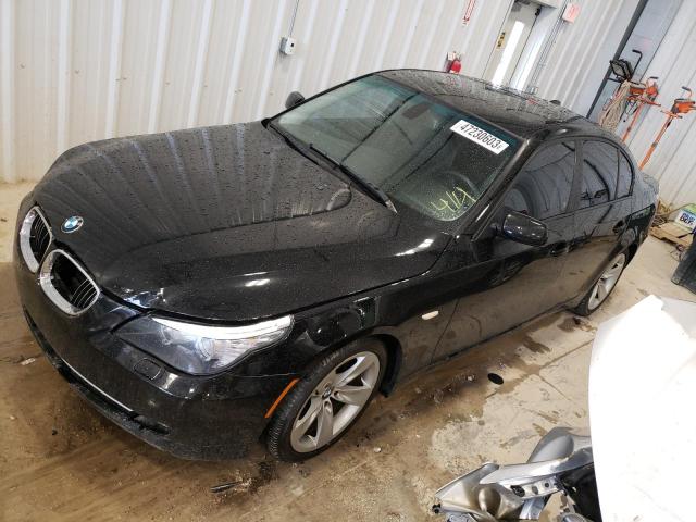 BMW 528 I 2008 with VIN WBANU53558CT00929 - Photo from auction
