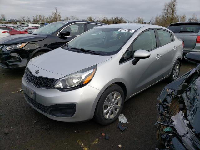 KIA RIO LX 2013 with VIN KNADM4A33D6124673 - Photo from auction