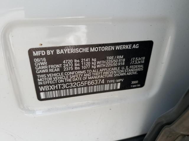 Photo 14 from auction – 2016 BMW X1 XDRIVE2 with VIN WBXHT3C32G5F66374