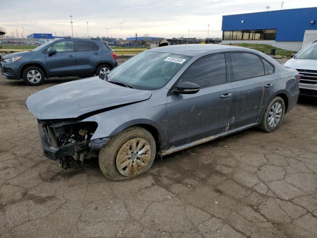 VOLKSWAGEN PASSAT S 2012 with VIN 1VWAP7A34CC015263 - Photo from auction