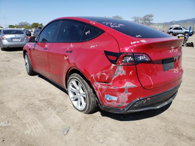 Foto 2 de la subasta – 2021 TESLA MODEL Y con VIN 5YJYGDEE2MF245562