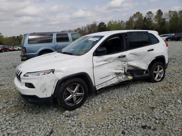 JEEP CHEROKEE S 2015 with VIN 1C4PJLAB4FW525811 - Photo from auction