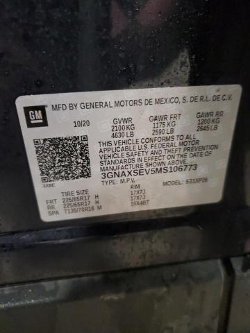 Photo 14 from auction – 2021 CHEVROLET EQUINOX LS with VIN 3GNAXSEV5MS106773