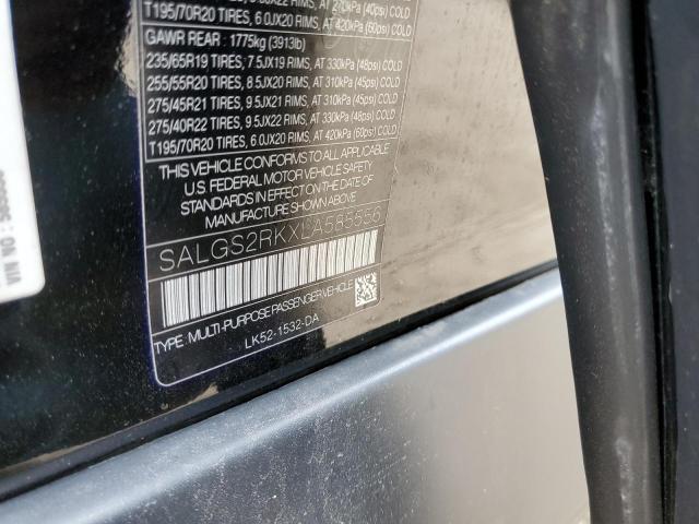 Photo 14 from auction – 2020 LAND ROVER RANGE ROVE with VIN SALGS2RKXLA585556