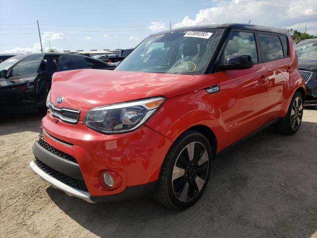 KIA SOUL + 2019 with VIN KNDJP3A50K7675580 - Photo from auction