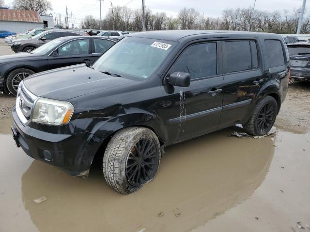 HONDA PILOT LX 2011 with VIN 5FNYF4H2XBB054201 - Photo from auction