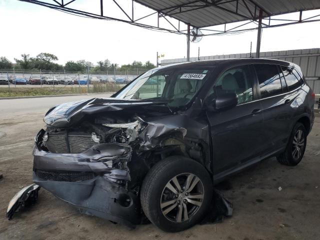 HONDA PILOT EX 2016 with VIN 5FNYF5H32GB001417 - Photo from auction