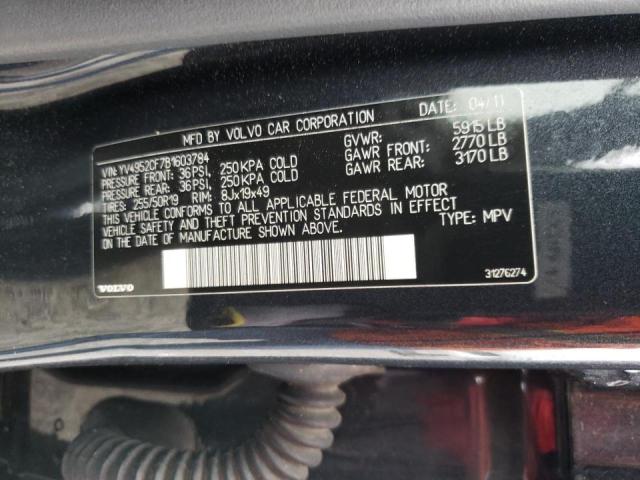 Photo 14 from auction – 2011 VOLVO XC90 R DES with VIN YV4952CF7B1603784