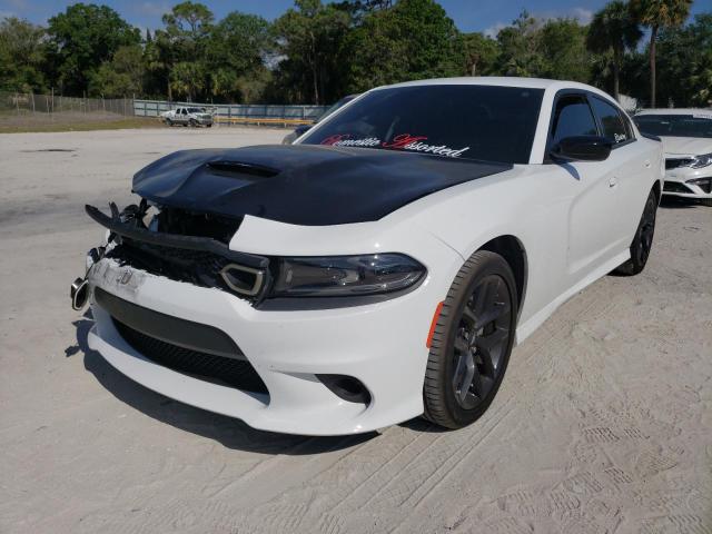 DODGE CHARGER GT 2022 with VIN 2C3CDXHG9NH189346 - Photo from auction