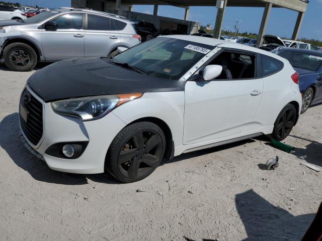 HYUNDAI VELOSTER T 2013 with VIN KMHTC6AE8DU171381 - Photo from auction