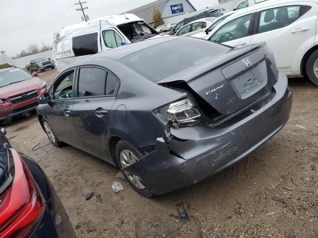 Photo 2 from auction – 2012 HONDA CIVIC LX with VIN 19XFB2F55CE104580