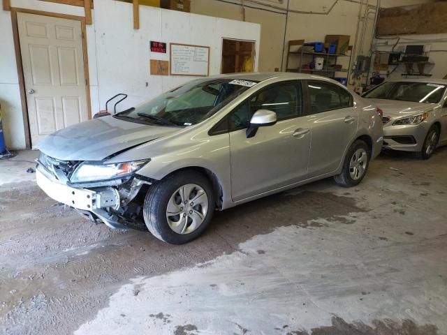 HONDA CIVIC LX 2013 with VIN 19XFB2F52DE044341 - Photo from auction