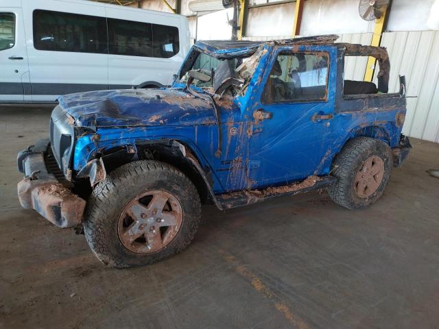 JEEP WRANGLER S 2015 with VIN 1C4AJWAG9FL597852 - Photo from auction