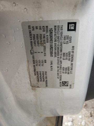 Photo 14 from auction – 2010 CHEVROLET SUBURBAN K with VIN 1GNUKHE31AR239641
