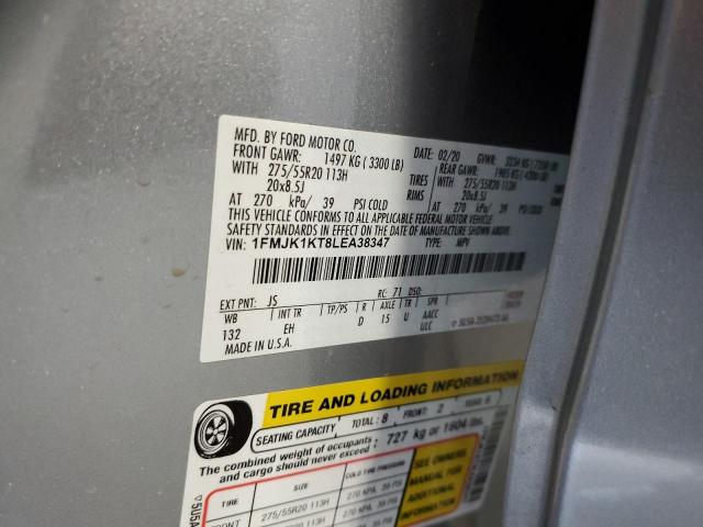 Photo 14 from auction – 2020 FORD EXPEDITION with VIN 1FMJK1KT8LEA38347
