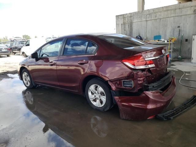 Photo 2 from auction – 2014 HONDA CIVIC LX with VIN 19XFB2F52EE013060