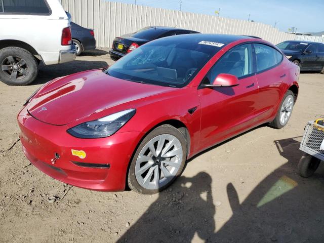 TESLA MODEL 3 2022 with VIN 5YJ3E1EA0NF186329 - Photo from auction